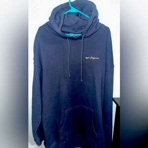 Upper playground navy blue hoodie size 3X EUC